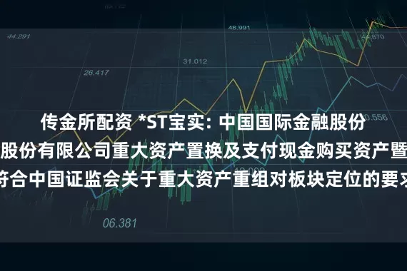 传金所配资 *ST宝实: 中国国际金融股份有限公司关于宝塔实业股份有限公司重大资产置换及支付现金购买资产暨关联交易符合中国证监会关于重大资产重组对板块定位的要求的独立财务顾问核查意见内容摘要